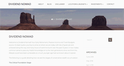 Desktop Screenshot of dividendnomad.com
